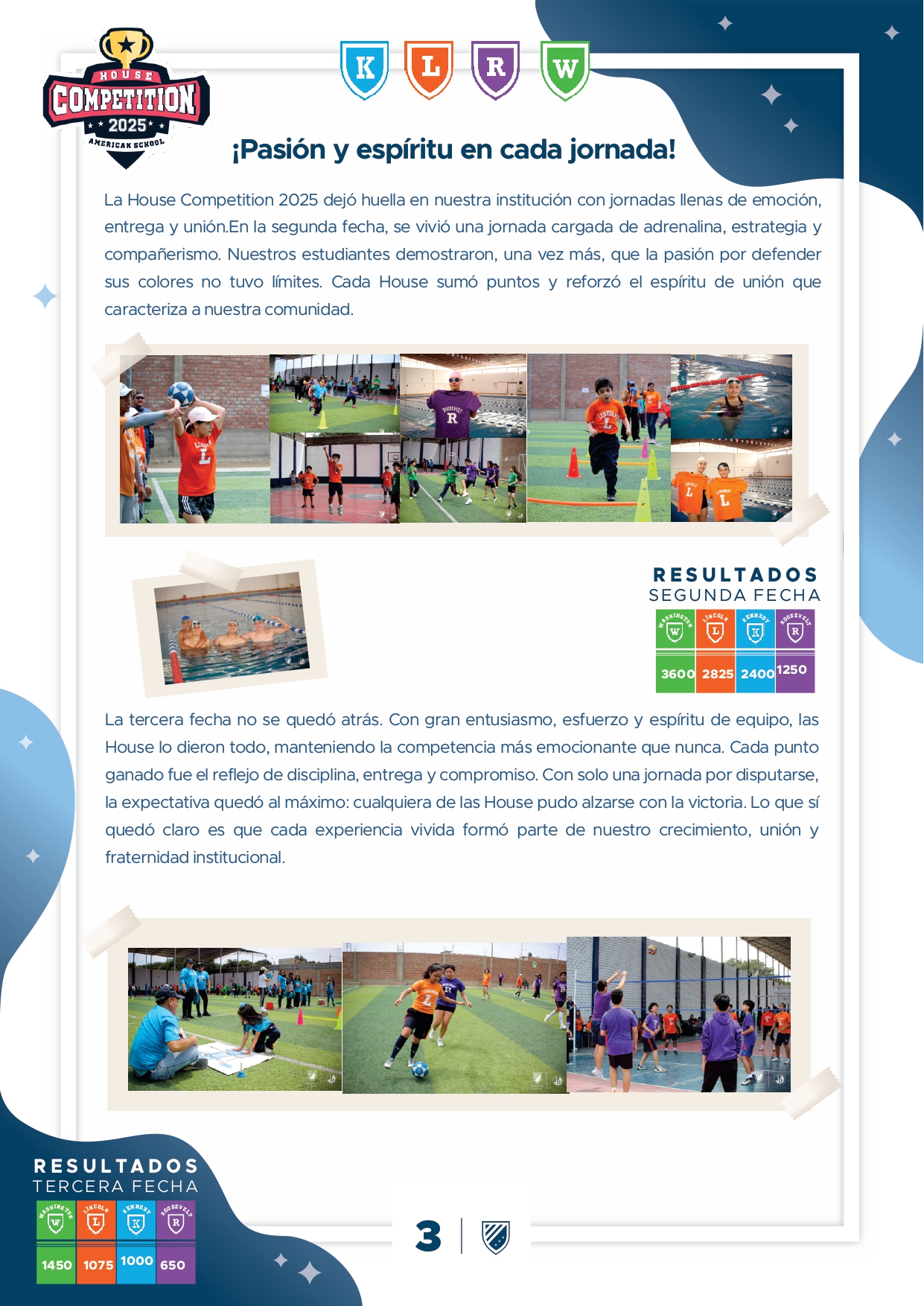 Presentamos la 6ta edición de nuestro boletín institucional, correspondiente al mes de Setiembre 2025.  We are a American School!