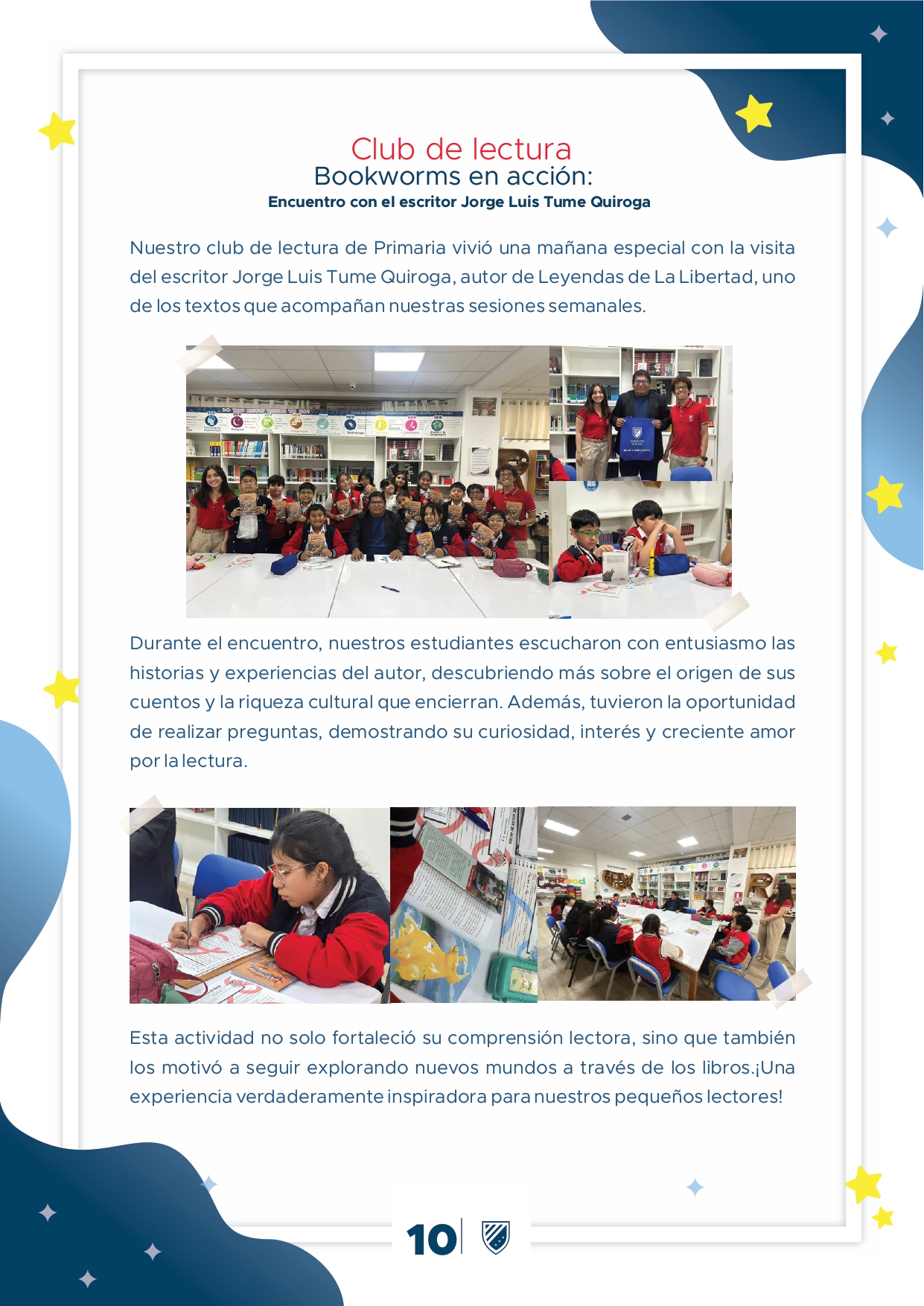 Presentamos la 6ta edición de nuestro boletín institucional, correspondiente al mes de Setiembre 2025.  We are a American School!