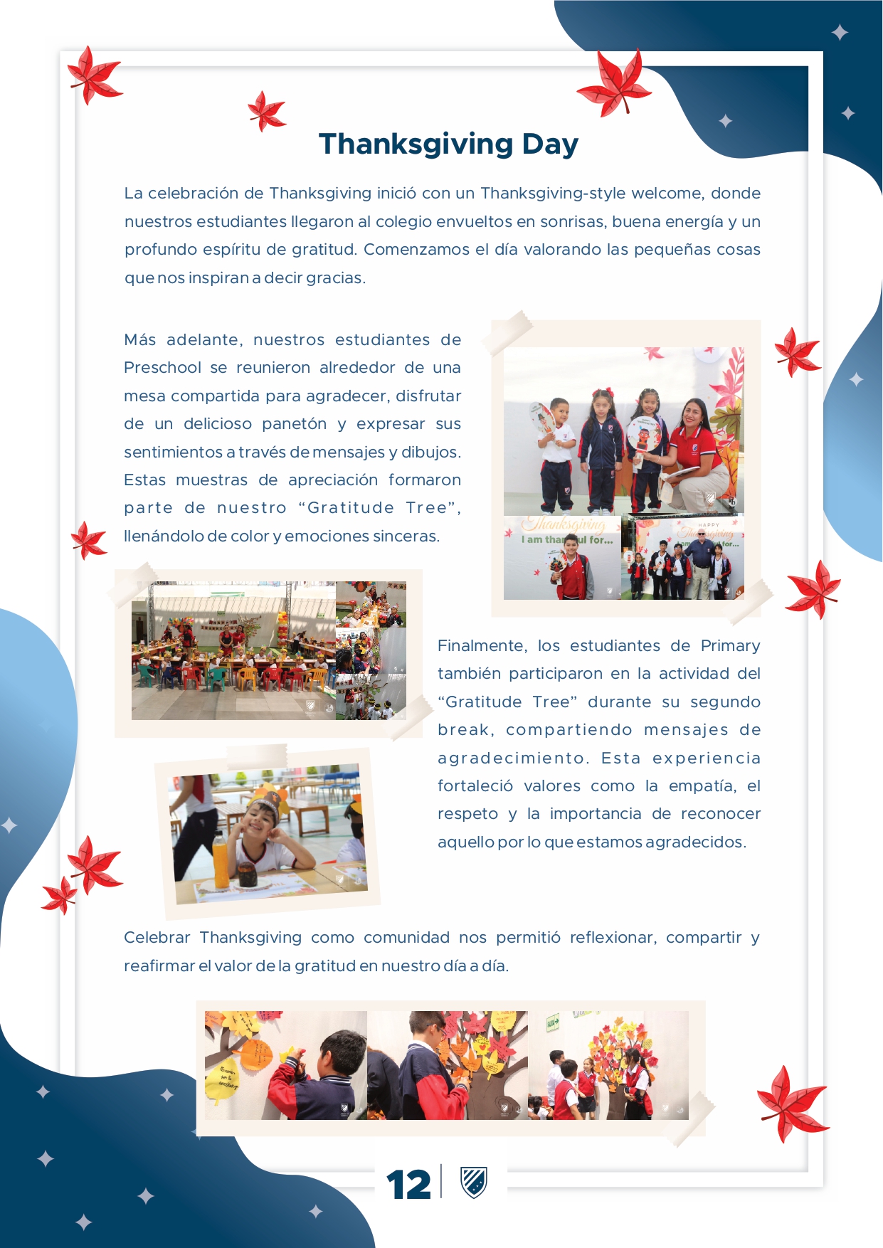 Presentamos la 6ta edición de nuestro boletín institucional, correspondiente al mes de Setiembre 2025.  We are a American School!