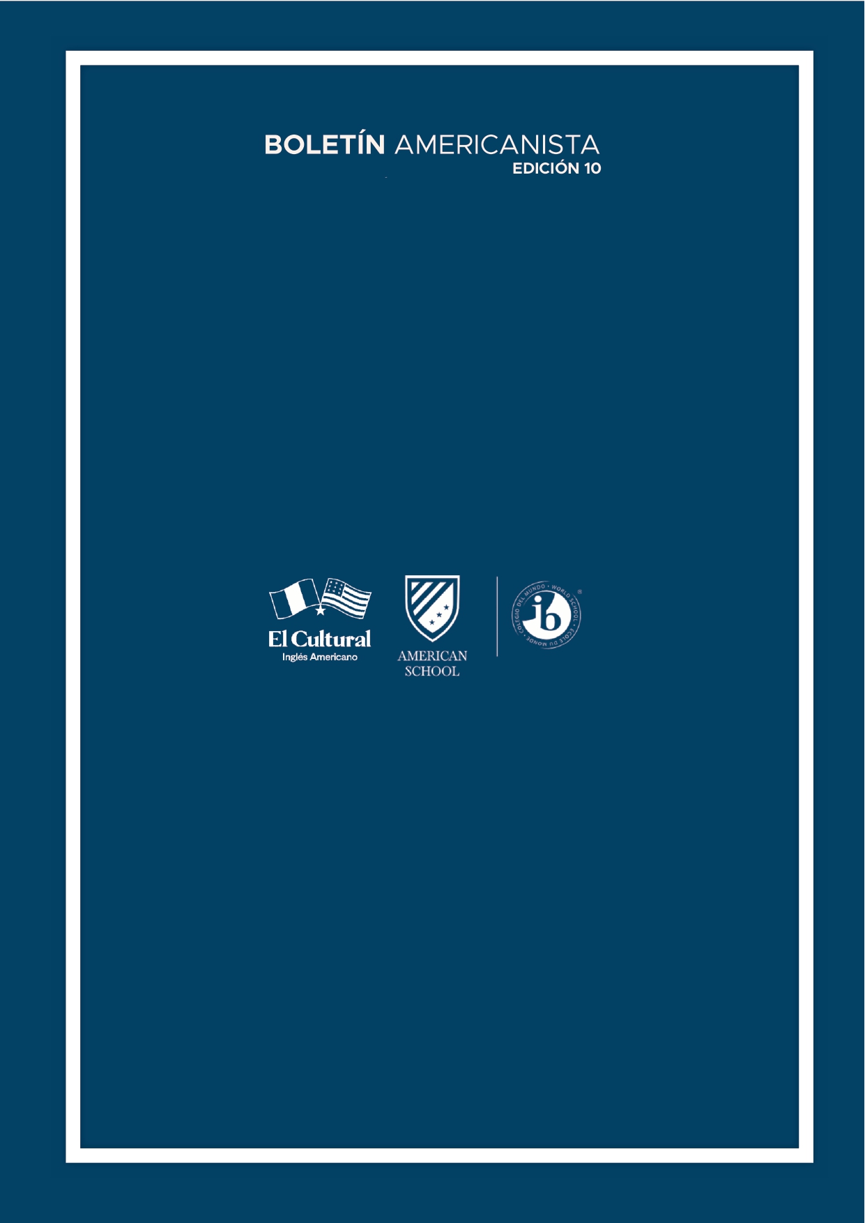 Presentamos la 6ta edición de nuestro boletín institucional, correspondiente al mes de Setiembre 2025.  We are a American School!