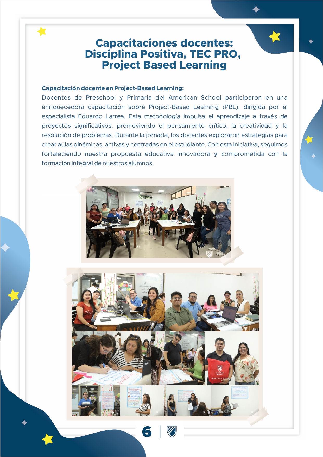 Presentamos la 10 edición de nuestro boletín institucional, correspondiente al mes de diciembre 2024.  We are a American School!